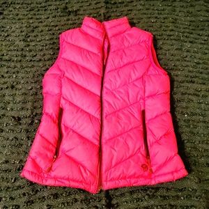 Mountain Hardwear Womens Hot Pink Puffer Vest